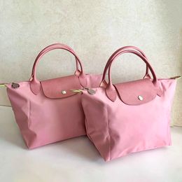 roze knoedel tote vakantie luxe plunjezak Dames heren nylon Hobo handtas zomer strand reistas designer mode Schouderbagage stad dame Clutch keepall Bags