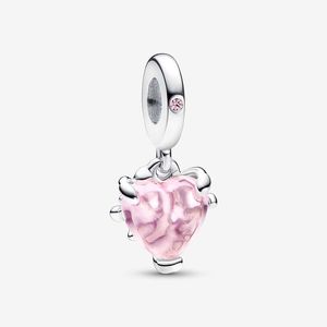 Roze Familieboom Hart Dangle Charm Pandoras 925 Sterling Zilver Luxe Bedelset Armband Maken Leuke Charms Designer Ketting Hanger Originele Doos Groothandel