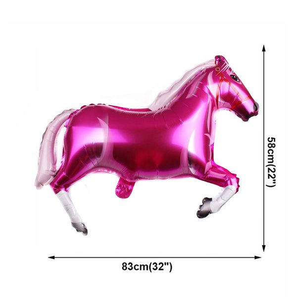 Pink Horse Cupcake Toppers Racing Racing Theme Cake Décoartions Horse Racing Thème fille garçon Boy Birthday Party Decorations Supplies