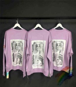 Roze patch CavEmpt 19ssDISAPPEARANCE CREW NECK Crewneck Heren Dames Topkwaliteit Sweatshirts Cavempt Hoodies8125816