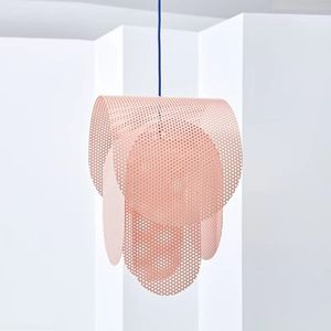 Roze Hanglampen Scandinavische Moderne Hangende Hanglampen Armatuur Amerikaanse Kunst Luminarias Restaurant Slaapkamer Eetkamer Lustres Huis Binnenverlichting Decoratie