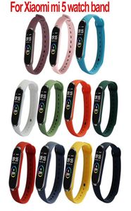 Roze vervangende riemen voor Xiaomi Mi Band5Wristband Bracelet Watchband voor Xiomi Miband Band MI Band 5 Polsbandjes Accessoires3637156