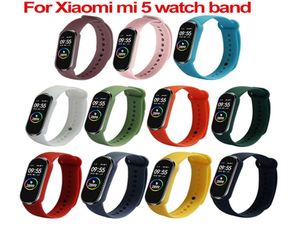 Roze vervangende riemen voor Xiaomi Mi Band5Wristband Bracelet Watchband voor Xiomi Miband Band MI Band 5 Polsbandjes Accessoires8973914