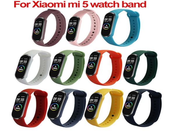 Correas de reemplazo rosa para la banda de vigilancia Xiaomi Mi Band5Wristband para la banda Xiomi Miband MI Band 5 Accesorios de pulseras 8973914