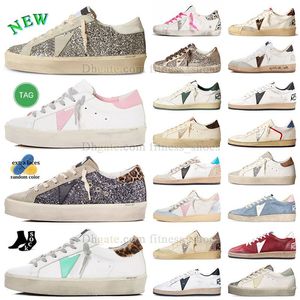 Roze Sneakers Heren Dames Casual Schoenen Designer Hi Ball Super Star Sliver Gold Pailletten Zwart Wit Beige Leer Platform Dhgate.com