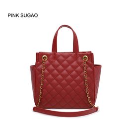 Pink sugao 2019 nueva moda bolso de mano diseñador mujeres bolsos de hombro bolsos de cuero de lujo bolsos de marca de gran capacidad ventas al por mayor 3 colores