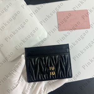 Roze Sugao Designer Card Tas Holder Munt Purse Handtassen Handtassen Luxe Top Kwaliteit Koeleren portemonnee Winkeltas 2 Color Hongli-240520-40