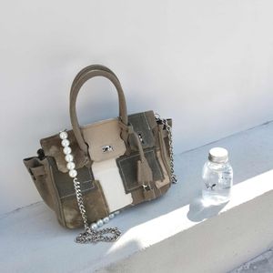 Rose sugao designer sacs à main femmes sac à bandoulière 2020 nouvelle mode sac fourre-tout bandoulière Patchwork toile avec perles chiain
