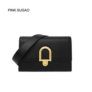 Roze sugao designer luxe tassen portemonnees ontwerper tas vrouwen crossbody tas lederen schoudertas merk mode messenger bags 2 kleur