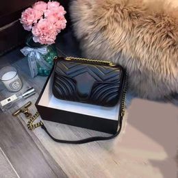 Rosa Sugao Designer-Umhängetaschen 2019 neue Mode-Geldbörsen Umhängetasche Damen Kettentasche heiße Verkäufe hochwertige PU-Ledertasche