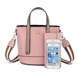 Borsa a tracolla firmata sugao rosa borsa da donna borsa a secchiello di lusso borsa da donna borsa shopping borsa in pelle pu di alta qualità BHP