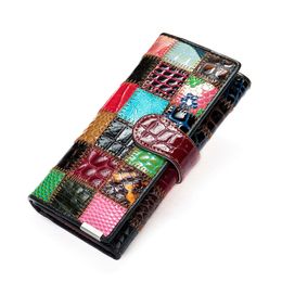 Roze Sugao Eangant Stitching Women Wallet Designer Portemonentes Hot Sales Luxury Wallets Portemonnees Hoge kwaliteit 2020 NIEUW