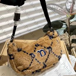 Roze sugao Dames designer schoudertas crossbody tassen hoge kwaliteit pluche handtassen designer luxe portemonnee mode boodschappentas wxz-231212-100