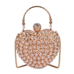 Pink Sugao Women Evening Clutch Bag, Gorgeous Pearl Crystal Beading Bolsas de bodas de novia de novia de la novia.