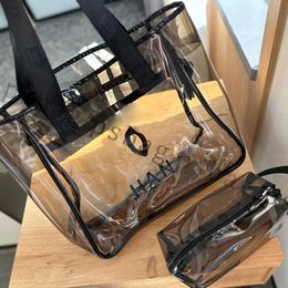 Rose Sugao femmes orteil sac sac à bandoulière sacs à main sacs à main mode luxe grande capacité haute qualité transparent gelée sac 2 pièces/ensemble wxz-240325-75