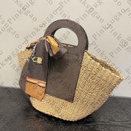 Rose sugao femmes fourre-tout sacs à bandoulière sacs à main luxe qualité supérieure grande capacité panier de légumes sac mode paille sac à main sac seau sac wxz-230417-140