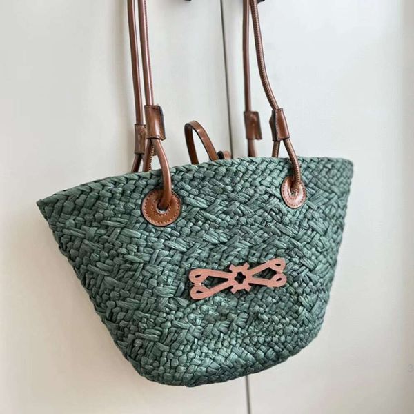 Bolsos de mano rosa sugao para mujer, bolsos de hombro, diseñador encantador, paja de ganchillo, moda de alta calidad, bolso de gran capacidad, bolso de compras wxz-07