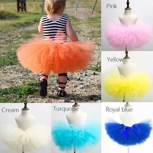 Rose Swallow Tail Fille longue Tutu Jupe Belle Princesse Filles Fête D'anniversaire Jupes Pos robe de bal costume Enfant vêtements 220222