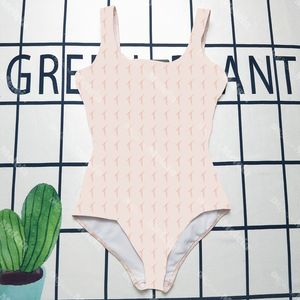 Maillots de bain rose pour femmes maillot de bain lettre complète INS imprimer Bikinis ensemble Ladis vêtements de plage Sexy dos nu maillot de bain