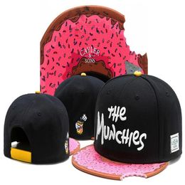 Pink the MUNCHIES Mangel an Winkel Hip-Hop-Baseballkappen Snapback-Hüte für Männer Frauen Knochenkappe Snap Back Casquette8890293
