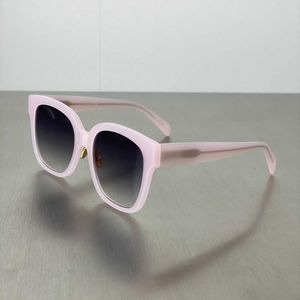 Roze Triomphe Zonnebril Celina Designer Zonnebril Vierkant Lunette Soleil Markdown Sale Zonnebril met Doos Zonnebril voor Dames 80S Brillen Reflecterend