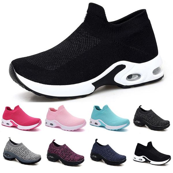 Pink Wholesale Black Men White Running Shoes type43 Laceless Transpirable Cómodo Mens Trainers Canvas Shoe Sports Sneakers Runners 35-42