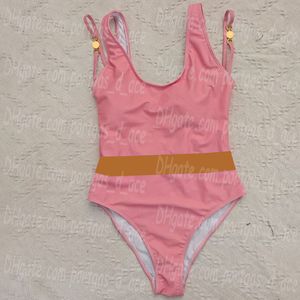 Rose Femmes Maillots De Bain Rose Maillots De Bain Rembourrés Maillots De Bain Sexy One Piece Bikini Maillots De Bain Designer De Luxe Été Plage Vacances Push Up Maillot De Bain Biquini