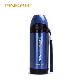 Pinkah Thermos Roestvrij staal Dubbele wand Thermal Cup Fles reis Mok Water Vacuüm School Home Office Coffee 500ml Y200107