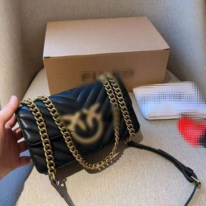 Pinkoo Sheepskin Swallow Bag dames schoudertas ketting dameszak herkmachine twill vliegende vogeltas kleine vierkante tas rozeoo tas 284