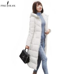 PinkyIsblack hiver veste femmes manteau coton rembourré veste longue à capuche épaissir femme Parkas grande taille 6XL Chaqueta Mujer 201110