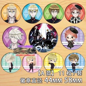 Broches, broches 11pcs Anime The Royal Tutor Cosplay Badge Japon Cartoon Broche Collection Pin Sac à dos Sacs Collection Accessoires Jouets Cadeau