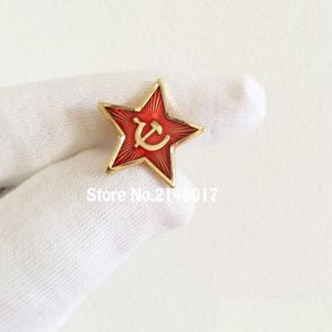 Broches Broches 50Pcs Broche Personnalisée Russie Étoile Rouge Marteau Faucille Logo Épinglettes Broche Communisme Union Soviétique Urss Guerre Froide Souvenir B Dhjdp