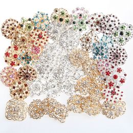 Broches Broches 50 PCS Mode Haute Qualité Cristal Clair Broches Broches Pour Femmes Romantique De Mariage Demoiselle D'honneur Broche Pour La Fête Bouquet 230630