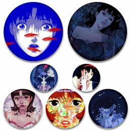 Broches Broches 58mm Anime Film Parfait Bleu Broches Bijoux De Mode Accessoire Bande Dessinée Badge Cosplay Émail Pins Vêtements Sac À Dos Décoration Z0421