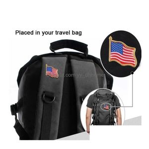 Pins Broches Amerikaanse Vlag Revers Pin Verenigde Staten Usa Hoed Tie Tack Badge Pins Mini Broches Voor Kleding Tassen decoratie Drop Deli Dhph5