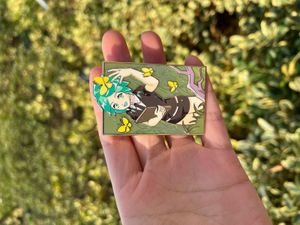 Alfileres Broches Anime Land of The Lustrous Houseki No Kuni Phosphophyllite 60mm Esmalte duro Insignia Broche Regalo 230721