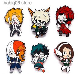 Broches Broches Brass Cartoon Anime My Heroes Academy Entourant Alliage Laiton Badge T230607