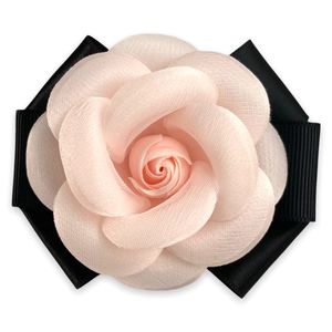 Broches Broches Camélia Tissu Fleur Noir Arc Pince À Cheveux Et Broche Broche Accessoires Cadeaux Pour Femmes Fête De Mariage Drop Deli Amajewelry Amxof