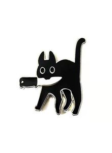 Broches broches dessin animé créatif de chats noirs modélisation en émail épingle badges badges broche de mode drôle bijoux anime pins9204802