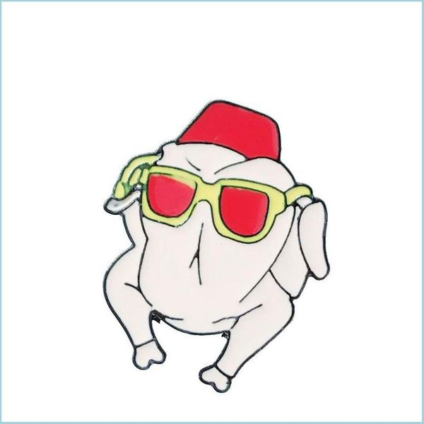 Broches Broches Dessin Animé Mode Mignon Chien Émail Pins Rouge Lunettes De Soleil Broche Bouton Badge Enfant Bijoux Sac À Dos Accessoires Perso Bdehome Dhncq