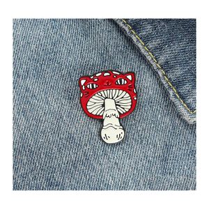 Alfileres Broches Cara de gato Alfileres de esmalte de setas Animal personalizado Planta Broche Bolsa Ropa Pin de solapa Insignia Regalo de joyería de dibujos animados para niños Fr Dhqhs