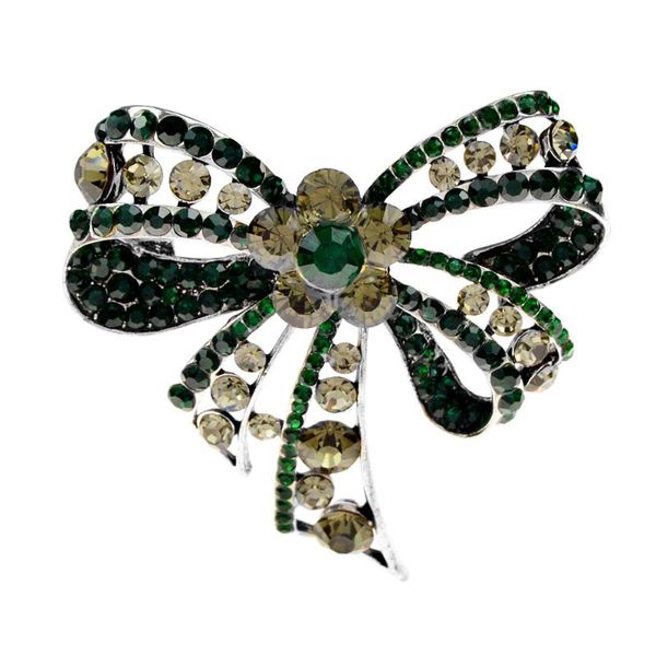 Broches, Broches CINDY XIANG Strass Arc Pour Femmes 2 Couleurs Disponibles Bijoux De Mariage De Mode Manteau Costume Accessoires De Haute Qualité