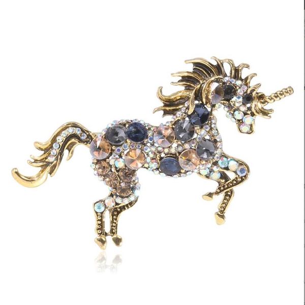 Broches Broches Cindy Xiang strass grand Dragon pour femmes Vintage Colorf zodiaque Animal broche chinois Feng hiver accessoires goutte 277l