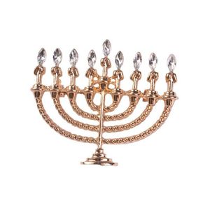 Broches broches classiques 9 menorah broche pour hommes femmes Israël juif Hanoukka bijoux