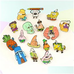 Pinnen broches schattige cartoon muscar friet broche email pins metaalbroches voor mannen vrouwen badge dennen metaalicos brosche accesso dhoxz