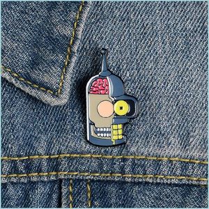 Pins broches schattige grappige emailbroches pinnen voor vrouwen mannen kerstdemin shirt decor broche pin pin metal kawaii badge fashi dhgarden dhnhp