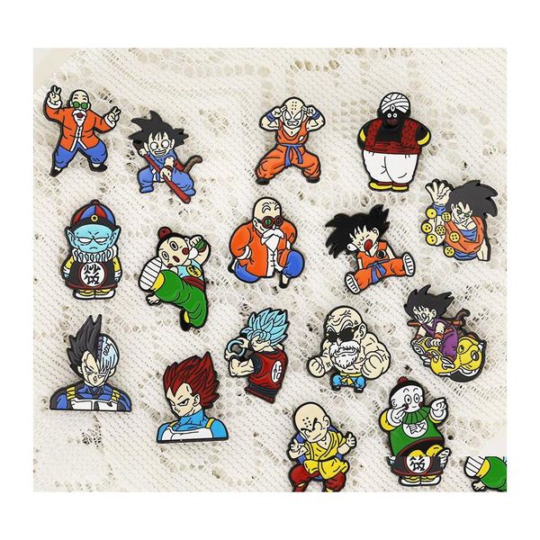 Épingles Broches Films Mignons Jeux Épingles En Émail Dur Recueillir Métal Dessin Animé Broche Sac À Dos Chapeau Sac Col Revers Badges Femmes Mode Juif Dhxyc