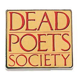 Broches Broches Société des poètes morts Broche en émail Death Poetry Club Broche Badge en métal Vêtements Cartable Accessoires Drop Delivery Bijoux Dhafe