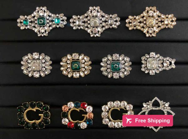 Alfileres Broches Broche de diamantes Hogar antiguo Estilo europeo americano abrigo casual esmalte con incrustaciones de diamantes goteando aceite Perla con incrustaciones de diamantes Broche de abeja traje abrigo co