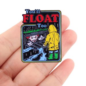 Pins, Broches DZ1556 Horror Movie Pins voor Rugzakken Revers Emaille en Badge Bags Rugzak Decoratie Vriend Kids Geschenken